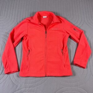 Columbia Benton Springs Fleece Full Zip Jacket Women's Hot Pink size Large Comfy